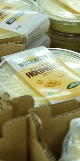Houmous tartinable pasteurisation à froid