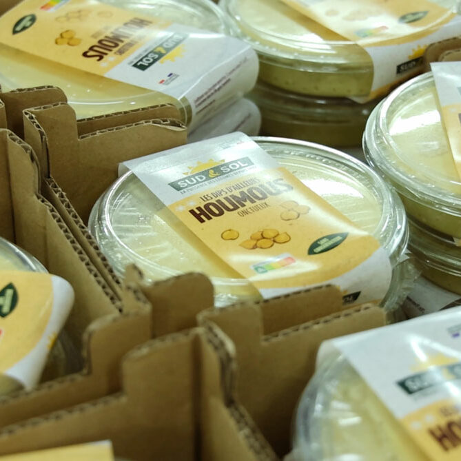 Houmous tartinable pasteurisation à froid